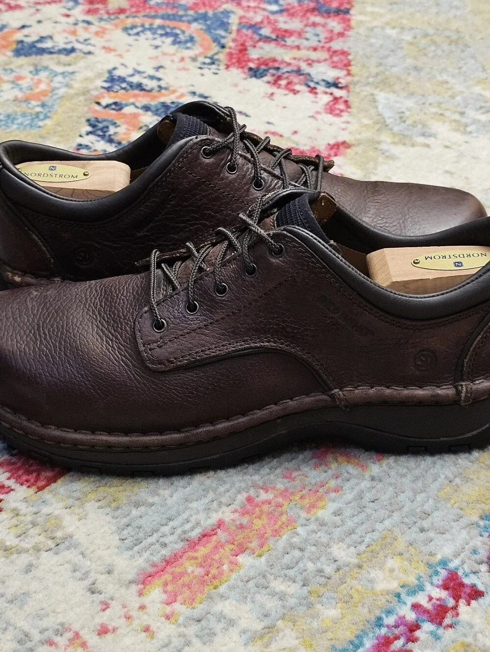 Red Wing 6704 Men's Size 9 Shoes StitchMax Aluminum Toe Oxfords Low Boots Brown